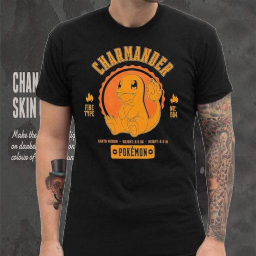 Pokemon Charmander Pokédex data character shirt