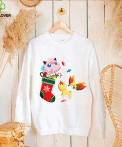 Pokemon Christmas Shirt, Pokemon In Socks Christmas T shirt