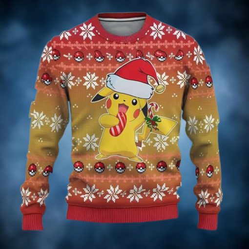 Pokemon Christmas Sweater Pikachu Best Ugly Christmas Sweaters Gift For Christmas