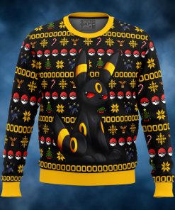 Pokemon Christmas Umbreon Ugly Christmas Sweater