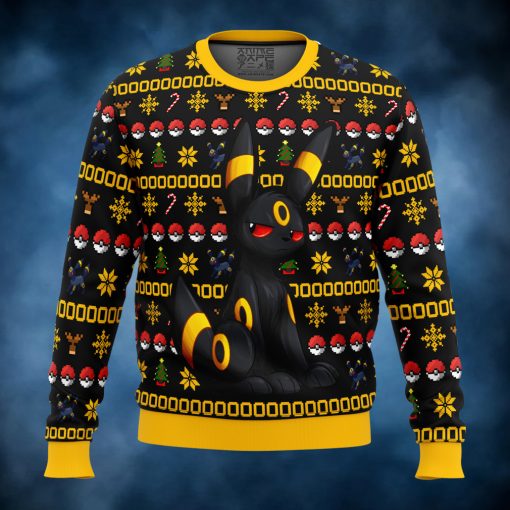 Pokemon Christmas Umbreon Ugly Christmas Sweater