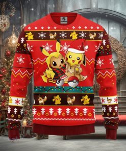 Pokemon Cute Noel Mc Ugly Christmas Sweater Red 1 Amazing Gift Men And Women Christmas Gift