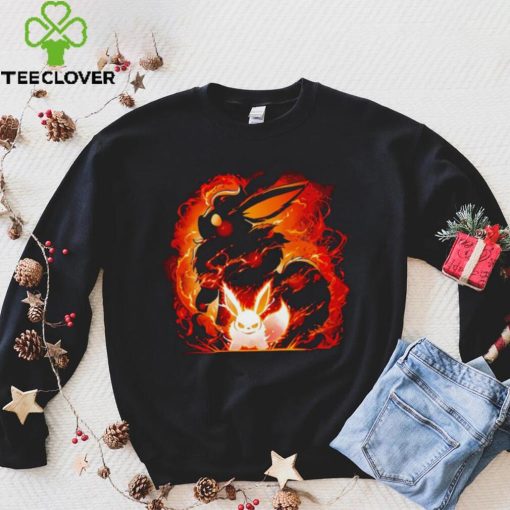 Pokemon Flareon fox fire evolution hoodie, sweater, longsleeve, shirt v-neck, t-shirt