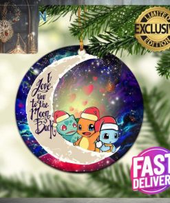 Pokemon Friends Gen 1 Love You To The Moon Galaxy Ornament – Christmas Decorations