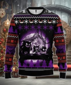 Pokemon Ghost Amazing Gift Ugly Christmas 3D Sweater Christmas Gift For Men And Women
