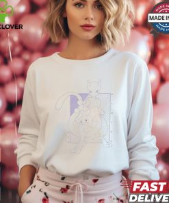 Pokemon Mewtwo & Mew Tonal Portrait T shirts