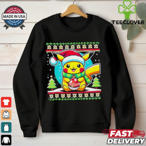 Pokemon Pikachu Christmas ugly shirt