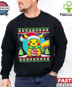 Pokemon Pikachu Christmas ugly shirt