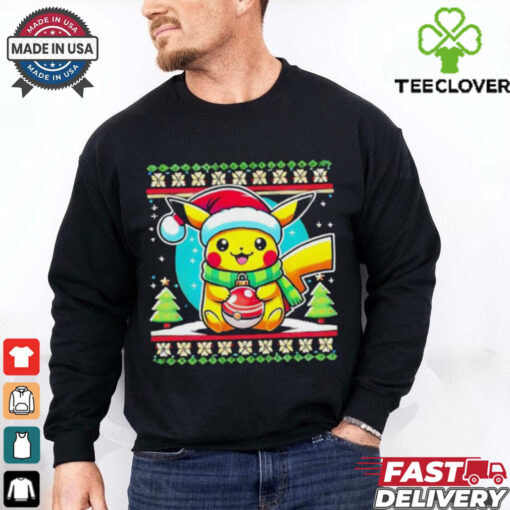 Pokemon Pikachu Christmas ugly shirt