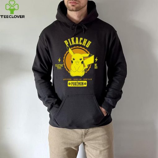 Pokemon Pikachu Pokédex data character hoodie, sweater, longsleeve, shirt v-neck, t-shirt