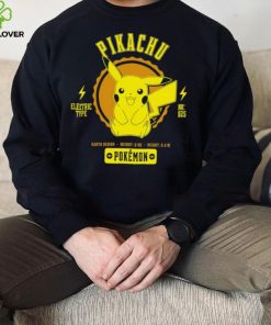 Pokemon Pikachu Pokédex data character hoodie, sweater, longsleeve, shirt v-neck, t-shirt