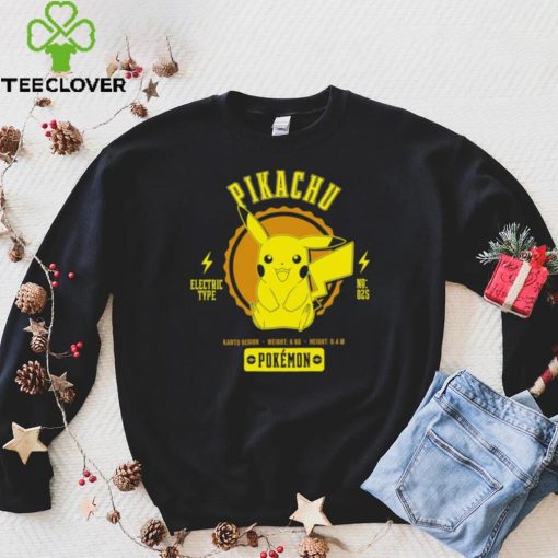 Pokemon Pikachu Pokédex data character hoodie, sweater, longsleeve, shirt v-neck, t-shirt