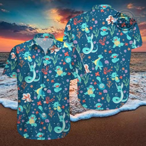 Pokemon Shirts And Shorts Mens Pokemon Hawaiian Shirt Pokemon Go Aloha Shirt