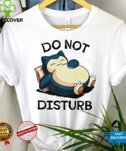 Pokemon Snorlax do not disturb funny shirt