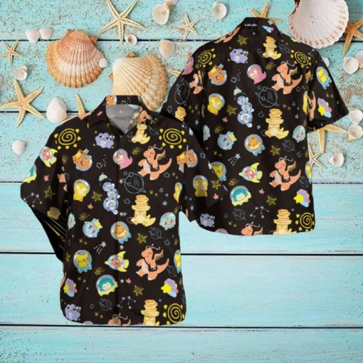 Pokemon Spaceship Combo Hawaiian Shirt And Shorts Best For Men And Women Holidays