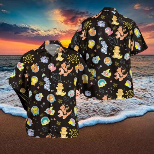 Pokemon Spaceship Combo Hawaiian Shirt And Shorts Best For Men And Women Holidays