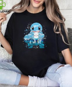 Pokemon Squirtle Wartortle and Blastoise water evolution painting shirt 2 Pokemon Squirtle Wartortle and Blastoise water evolution painting shirt
