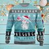 Airedale Terrier With Snow And Christmas Ugly Sweatshirt Christmas Ugly Sweater