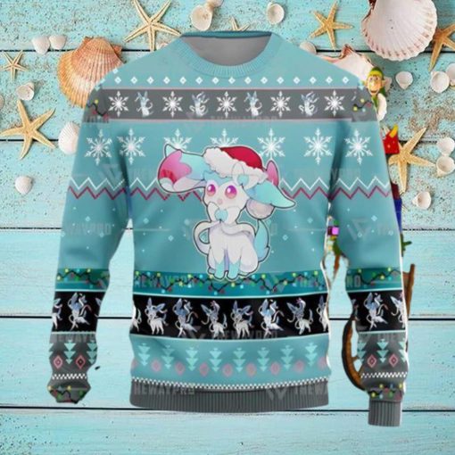 Pokemon Sylveon Christmas Pokemon Ugly Christmas Sweaters Unique Gift For Men And Women