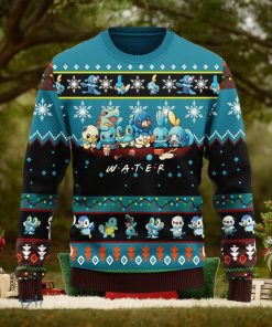 Pokemon Water Ugly Christmas Sweater Anime Men And Women Christmas Gift