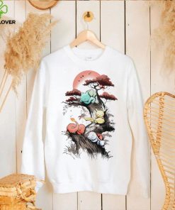 Pokemon starters sleep under the sun Japan style gift shirt 2 Pokemon starters sleep under the sun Japan style gift shirt