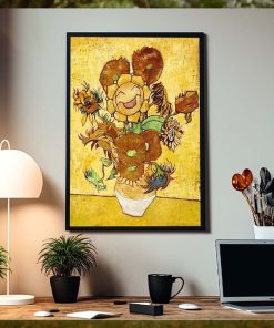 Pokemon x Van Gogh Museum Sunflora Art Inspired By Van Gogh Home Decor Poster Canvas