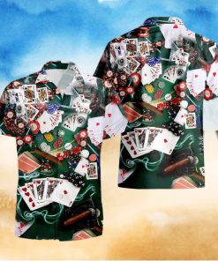 Poker Hawaiian Shirt Tropical Summer For Men And Women