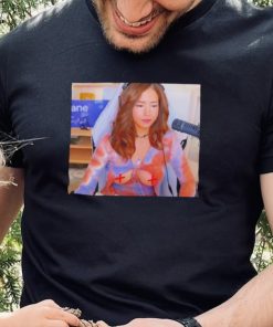 Pokimane open shirt meme shirt