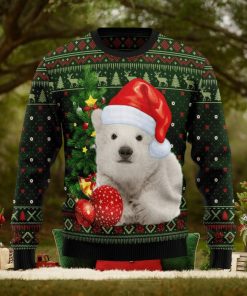 Polar Bear Cute Christmas Ugly Christmas Sweater, Custom Ugly Christmas Sweater