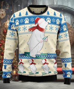 Polar Bear Ice Ugly Christmas Sweater Thankgiving Gift Men Women