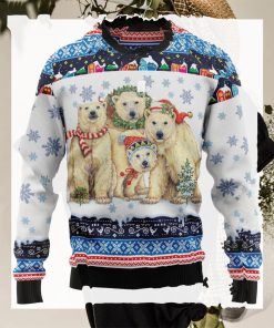 Polar Bears Christmas Christmas Unisex Crewneck Sweater