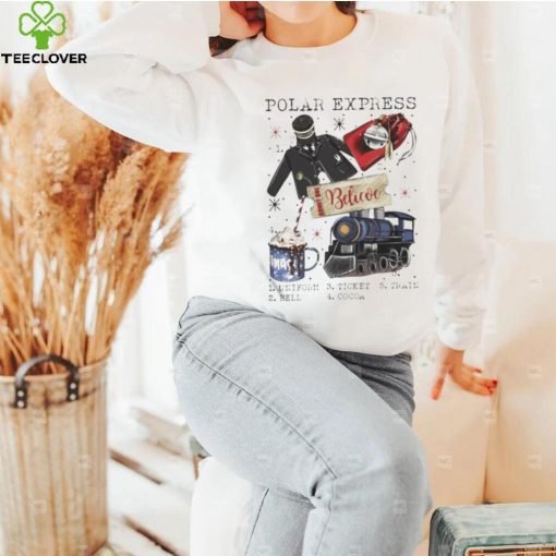Polar Express believe uniform ticket train bell cocoa shirt
