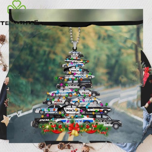 Police Cars Shaped Ornament