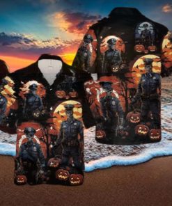 Police Halloween Hawaiian Shirt