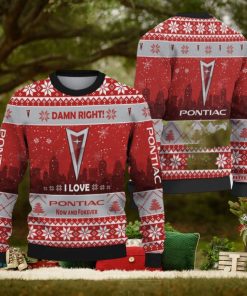 Pontiac Car Lovers Ugly Christmas Sweater Gift For Men And Women