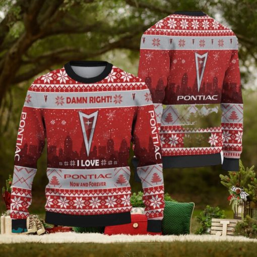 Pontiac Car Lovers Ugly Christmas Sweater Gift For Men And Women