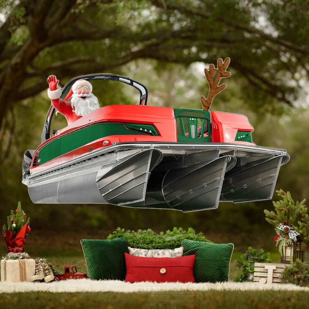Pontoon Personalized Acrylic Ornament Pontoon Personalized Acrylic Ornament