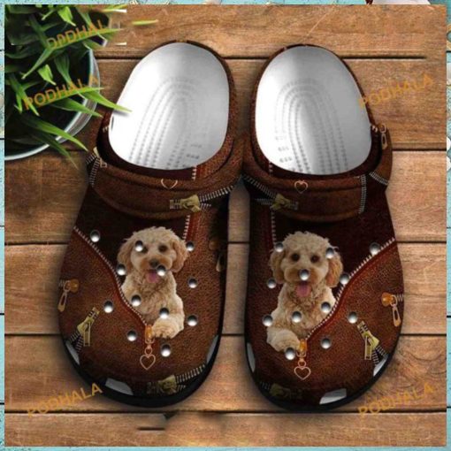 Poodle Owners Cute Dog Pattern Crocs