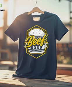 Poofesure Beef Boss Gold Burger T Shirt