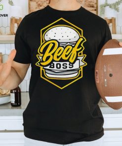 Poofesure Beef Boss Gold Burger T Shirt