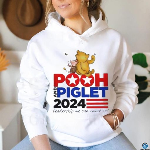 Pooh And Piglet 2024 Leadership We Can Count On T Shirt