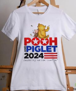 Pooh And Piglet 2024 Leadership We Can Count On T Shirt