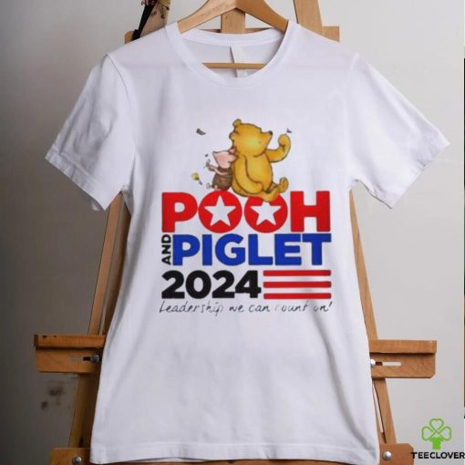 Pooh And Piglet 2024 Leadership We Can Count On T Shirt
