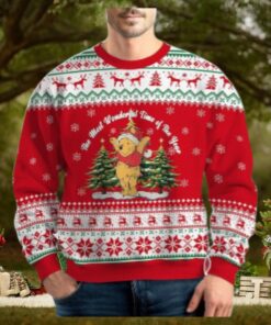 Pooh Bear Ugly Christmas Sweater