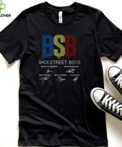 Pop Band 90s Backstreet Boys Members With Signature shirt