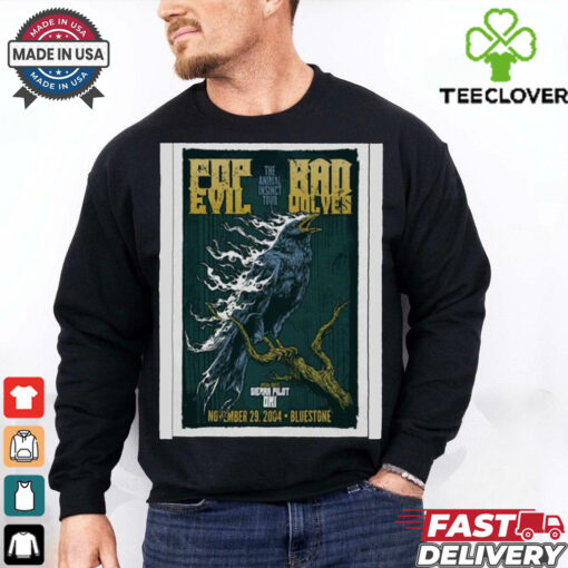 Pop Evil X Bad Wolves Columbus OH Nov 29 2024 Tour Shirt