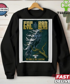Pop Evil X Bad Wolves Columbus OH Nov 29 2024 Tour Shirt