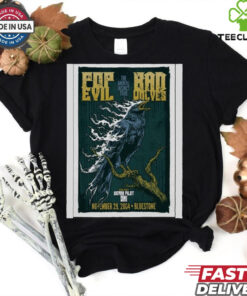 Pop Evil X Bad Wolves Columbus OH Nov 29 2024 Tour Shirt