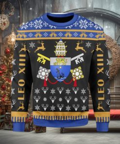 Pope Pius X Coat Of Arms Ugly Christmas Sweater