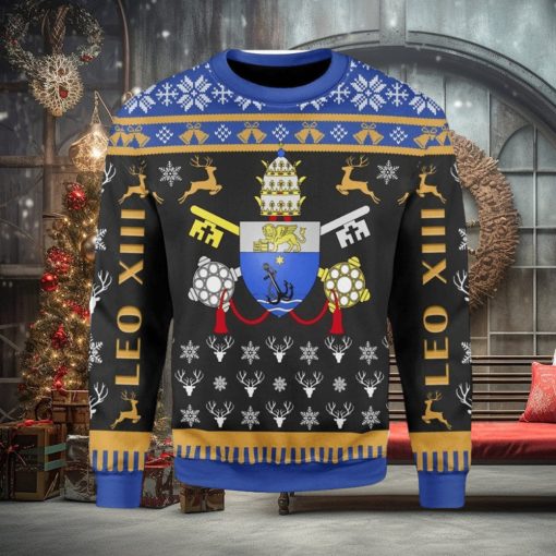 Pope Pius X Coat Of Arms Ugly Christmas Sweater